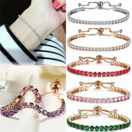 Fashion Crystal Bracelet for Women Luxury Micro Inlaid Zircon Bangles for Women Adjustable Bracelet Jewelry Gift