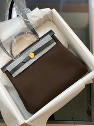 Tas Hermes Herbag HB31 Stamp D Ebene GHW Asli Ori Authentic