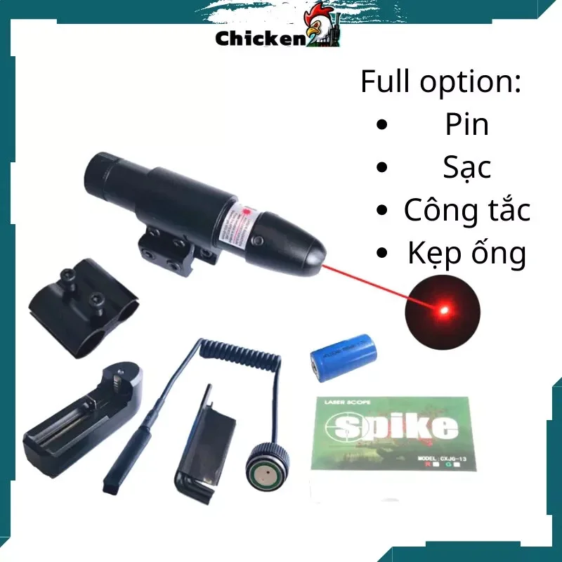 [HÀNG CHUẨN .GIÁ ĐẸP]   Đèn LA ZE Tia Đỏ