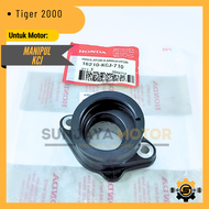 Intake Manipul KCJ Manifold Kualitas Original Honda Tiger 2000 Karet Intek Maniful Manipol Tiger GL 