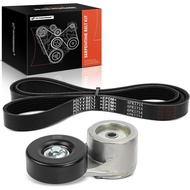 A-Premium Engine Serpentine Belt Drive Kit Compatible with Ford F-250 F-350, F-53 Motorhome Chassis,