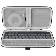 GEEKRIA Keyboard Carrying Case, Compatible with KEYS-to-GO 2 Keyboard, Hard Shell Protective Travel 
