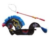 Children's toy package of horses (horses) + stick whip
