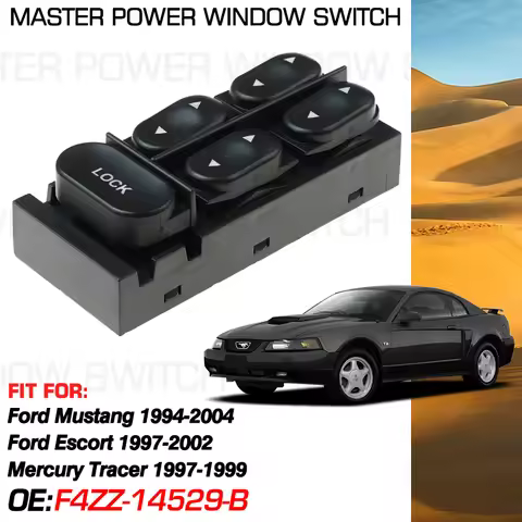 F4ZZ-14529-B Car Power Window Switch 11 Pins For Ford Mustang 1994-2004 Ford Escort 1997-2002 Mercur