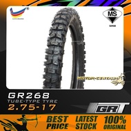 TAYAR GLOBAL RUBBER (GRT) TYRE GR268 2.75-17 275-17 (MOTO CROSS)