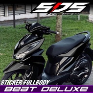 Decal Stiker Motor Honda Beat deluxe/street 2020-2024 Full Body Polos Stiker Decal Variasi Beat