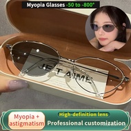 Glasses，Glasses Frame，Presbyopia Glasses，Automatic Color Changing，0to-600,1.56/1.67HD Lens，UV400，UV 