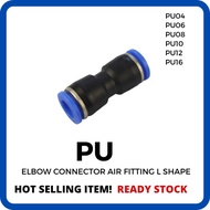 Pneumatic PU Korea Straight Air Hose Tube Connector Straight Union Quick Joint Fitting PU04,PU06,PU0