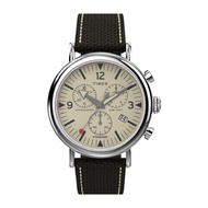 Timex TW2V43800 WATERBURY STANDARD นาฬิกาข้อมือผู้ชาย สายผ้า สีน้ำตาล