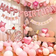 5th Birthday Decoration Scene Layout Girl 10 Year Old Ten Year Old Happy Party ins Style Goddess Hot