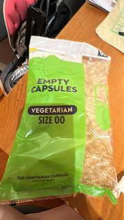 Solaray 空素食膠囊 大小00