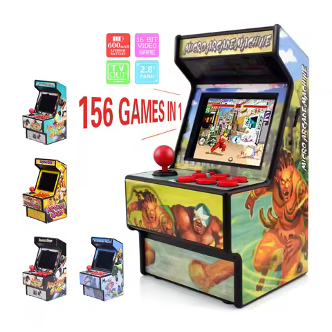 2.8-inch 16-bit Mini Handheld Video Arcade Game Portable Console (Built-in 150+ Classics Retro Game 