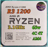 CPU AMD Ryzen 3 1200 3.1 GHz turbo 3.4 GHz [AM4] (4คอ4เทรด) ฟรีซิลิโคน1ซอง R3 1200