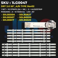 Backlight TV LG 50 Inch 50LB550A 50LB550T 50LB561T 50LB582T 50LB6500 50LB6520