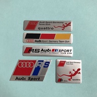 Audi Metal Car Body Nameplate Sticker Auto Rear Emblem Badge Trunk Scratch Blocking Decal for Audi Q