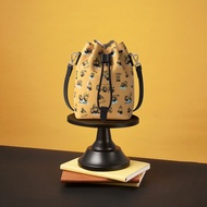 【滿額贈】Minions 印花皮革水桶包 免運 側背包 禮物