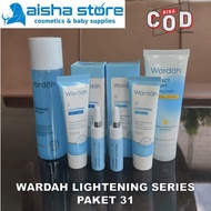 Paket Glowing Wardah Lightening Series 5in1 / WARDAH Paket Lightening Series / Paket 31 / 5 pcs / Paket Wajah Berminyak