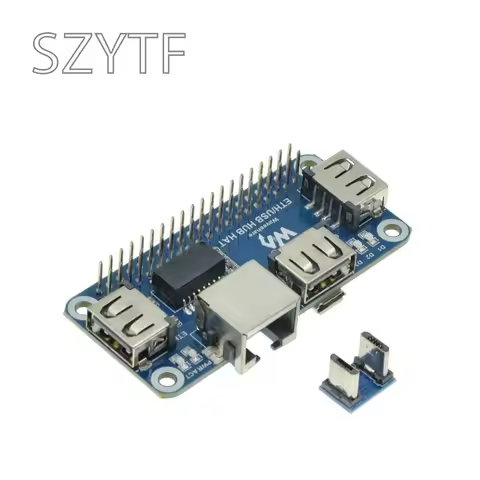 USB to Ethernet RJ45 Network Port USB HUB Splitter for Raspberry Pi 3 4B/Zero W