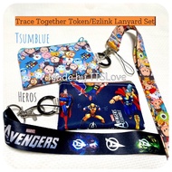 Trace Together Token Pouch & Ez-link Card Pouch with Lanyard (Fits all Type)
