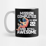 Space Birthday Coffee Mug 22th Anniversary Astronaut Birthday