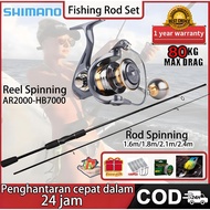 Shimano pancing set barang pancing set abu garcia rod abu garcia reel set pancing murah bc murah