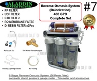 400GPD#7 /6Stage RO Water (Reverse Osmosis +DI Resin Deionization System)with 2 DI resin