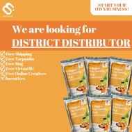 DISTRICT DISTRIBUTOR Package /Sague Ginger Turmeric Tea w/ Calamansi &amp; Lemongrass 350g + FREEBIES