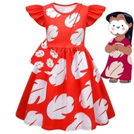 Star Treasure Lilo Same Style Clothes Girls Lilo Lilo Dress Children Halloween Show cos Costume