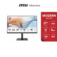 MSI Monitor MODERN MD272P 27" FHDIPS 75Hz 5ms จอมอนิเตอร์ จอคอมพิวเตอร์[Pre-Order จัดส่งภายใน7-15วัน]