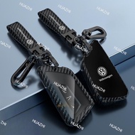ZC Remote Key Case Cover Metal Key Fob Shell Keychain For VW Volkswagen Golf 8 MK8 2020 Skoda Octavi