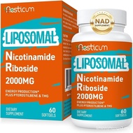 2000 MG Nicotinamide Riboside, NMNH Supplement Alternative, Liposomal NAD Nicotinamide Riboside Supp