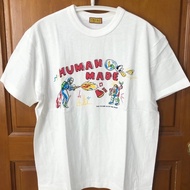 human made T-Shirt White New Collection Robot Size S Bust 42-44" Length 27 Perfect Work Original Fab