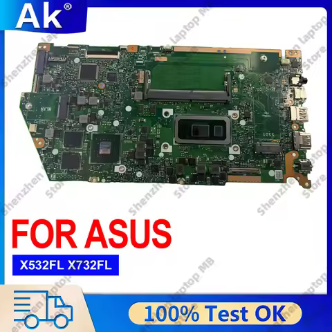 X532FL Laptop Motherboard For ASUS S532F K531F X532FLC V531F S531F X532FAC V532F S5500F X532F K532F 