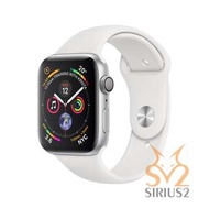Apple Watch 4 44mm GPS 銀色鋁金屬錶殼配白色運動錶帶
