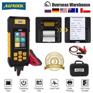 AUTOOL BT760 8-24V 30-2000 CCA Car Battery Tester with Printer Color Screen for trucks&cars&motorcyc