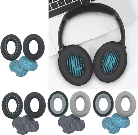 Earpads Cushion Over Ear Headphones For QC15 QC35 QC2 QC25 AE2 Soundlink2 headset Replacements Comfo