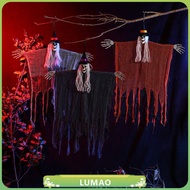 Halloween Hanging Ghost Witch Hat, Hanging Skull Decoration, Haunted House Party Decoration