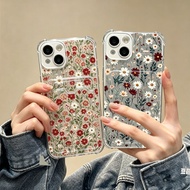 Small Flower Casing For iPhone 18 Pro 17 Air 18 17 Pro Max i17 i18Max i17Pro Cover VintagePhoto Card