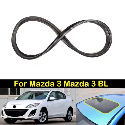 DECHO Car sunroof window seal rubber sealing tape strips For Mazda 3 Mazda 3 BL