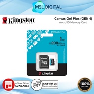 Kingston Canvas Go Plus 1TB (Canvas Go Plus GEN 4) microSD memory card 4K UHD