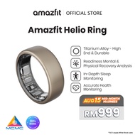 Amazfit Helio Ring Wearable Fitness Tracker, Sleep Heart Rate Health Monitor, No App Subscription, 4
