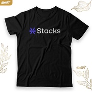 T-shirt Stacks crypto coin STX token DISTRO BAJU TSHIRT