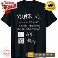 Funny 50Th Birthday Idea 50 Years Old Present T-Shirt