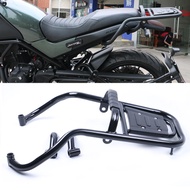 1pcs Motorcycle Luggage Rack Bar Rear Tail Wing Shelves Armrest Holder Guard Black Steel For Benelli
