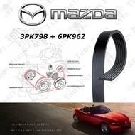 Original Mazda Fan Belt / Aircond / Alternator 3PK798 + 6PK962 for Mazda CX3 CX-3 CX5 CX-5 2.0 Mazda