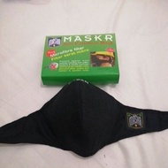 Anti-pollution microfiber mask - SHORT ACTIVE CARBON - LONG ACTIVE CARBON