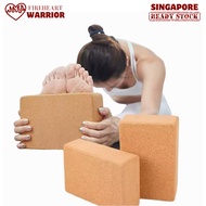 Cork Yoga Blocks / Multi-Use & Durable Yoga Block / Non-Slip & Breathable Rectangular Yoga Block, FI