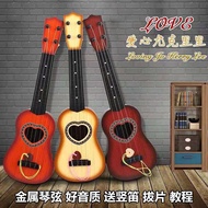 ∈۩Simulasi Ukulele Mainan Gitar Kanak-kanak Alat Muzik Pemula Mainan Kanak-kanak Gitar Kecil Hadiah 