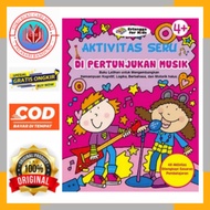FUN ACTIVITY BOOK ON MUSIC GUIDE FOR 4 YEAR OLD CHILDREN PLUS ERLANGGA PUBLISHER FOR KIDS