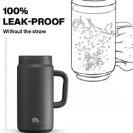 New 50oz Tumbler with Handle Durable Steel vacuum Can Tumbler Large Capacity with Lid and Straw 100%